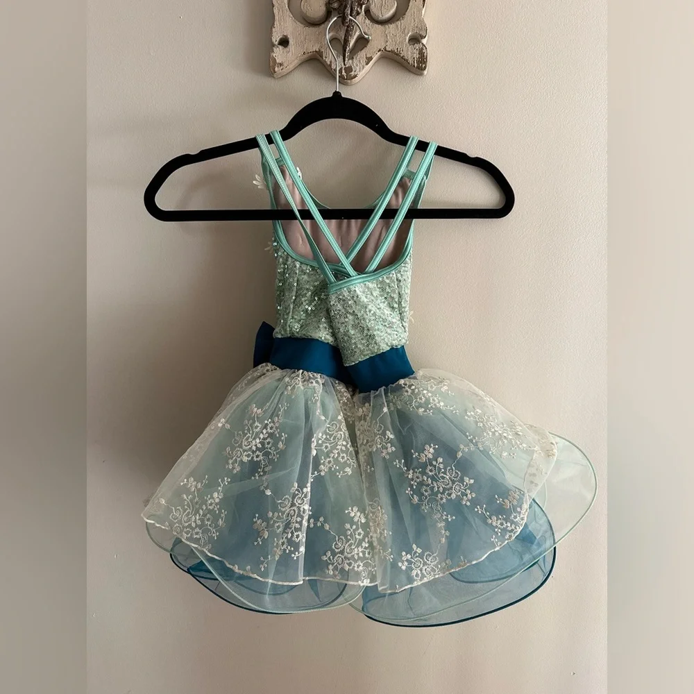 Weissman Dance dress costume tutu ballet jazz EVER EVER AFTER size SC